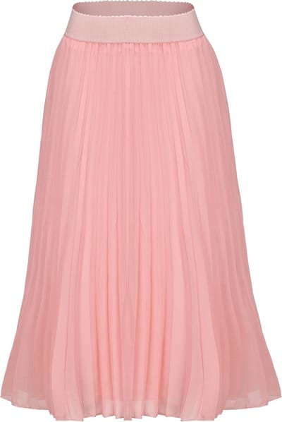 Elegante Plissé Rok voor Dames - Midi Zomer Casual Avondrok met Elastische Taille, Perfect voor Feestjes en Uitjes, Roze