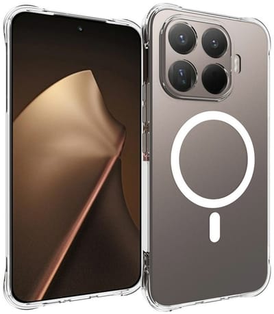 Coverup Hoesje - Geschikt voor Xiaomi 17T Pro Hoesje - Coverup TPU Back Cover met AirBag Corners - MagSafe Compatible - Transparant