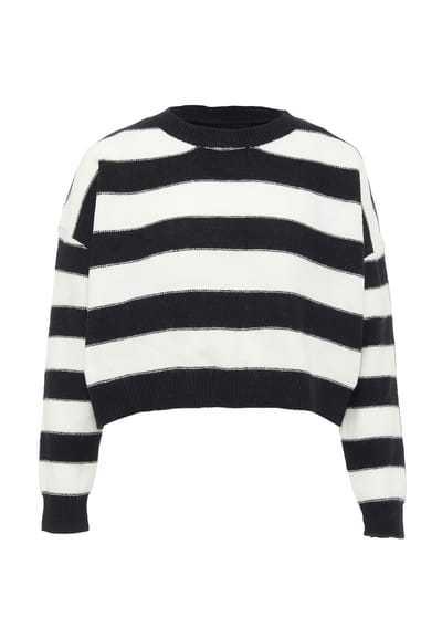 Faina Jumper Dames zwart en wit