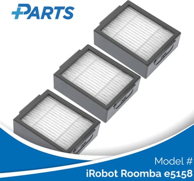 iRobot Roomba e5158 Filters (3 Stuks, Plus.Parts® alternatief voor 4624876)