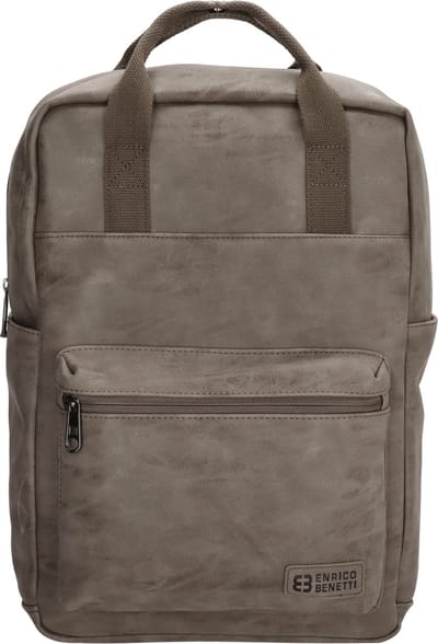 Enrico Benetti Rotterdam Laptop Rugzak 13 inch 66597 - 12 Liter - Middentaupe