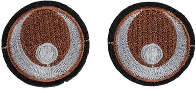 5 paar opstrijkbare ogen bruin - stofapplicatie - poppen knuffels - oog stof opstrijkbaar opnaaibaar - 38mm - 10 oogjes