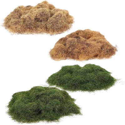 Kunstgras Plukjes - Modelbouw Gras - Landschap Creëren - Realistische Textuur - 80g - Diverse Kleuren