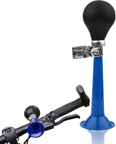 Dailygoods- Luchthoorn Retro - Fiets Hooter - Metalen/Siliconen - 8.46 Inch - Geschikt voor Fietsen/Mountainbikes - Langdurig Gebruik - Fietsbel