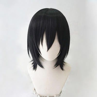 Anime Fyodor Pruik Bungo Stray Dogs Fyodor Dostoevsky Cosplay Pruik Kort Zwart Hittebestendig Synthetisch Haar Perucas Anime Pruiken black