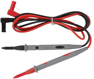 Multimeter Meetsnoeren - Testkabels Elektrisch - Elektrische Metingen - Siliconen Hittebestendig - 1000V 20A - Zwart Rood