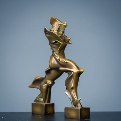 Parastone - Beeld Futuristic Man - Modern - Kunst - Cadeau - Beeldje - Decoratie - Kantoor - Bureau - Futuristisch
