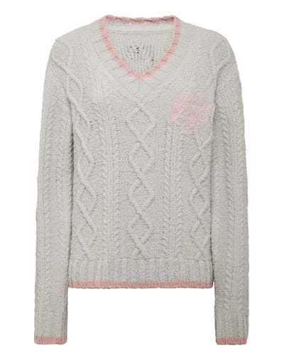 Pullover V-Hals Ls