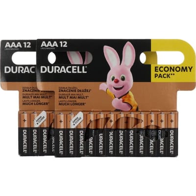 Duracell AAA MN2400 batterij 24 stuks Batterij