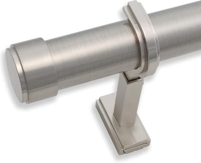 Luxe 8ft gordijnroede op maat - 1 1/4 inch diameter - stevige metalen stangen en premium beugels