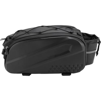 Fiets Achterrek Tas Waterdicht 14L EVA Harde Fiets Achterzit Tas met Reflecterende Strip voor Fietsbenodigdheden gray