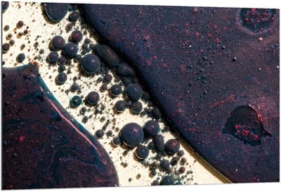 Dibond - Blauw/Witte abstracte Bollen - 120x80cm Foto op Aluminium (Met Ophangsysteem)
