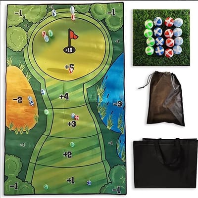 1 stuk-golfspelset-golfslagmat-golfspelmat-mat-golfmat opbergtas-algehele opbergtas-A-pilaar-80*150