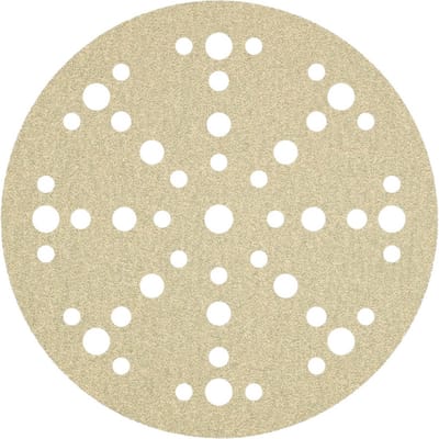 Ivana Schuurschijf Klittenband Rond Multi-Gats Korrel 120 Ã˜150mm - 10 Stuks