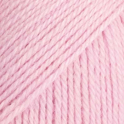 DROPS Flora Uni Colour - 21 roze - Wol Garen