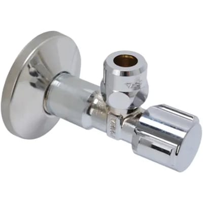 Schell Stop Hoekstopkraan Met Rozet 1/2" Buitendraad X 10mm Chroom