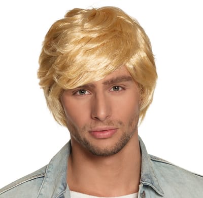 Boland - Pruik Tyler blond Blond - Steil - Kort - Mannen - - 60's & 70's - Hippie & Flower Power