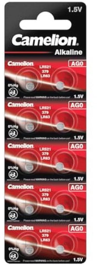 Knoopcelbatterijen voor klokken LR63 AG0 LR521 379 SR521W - 10 Stuks