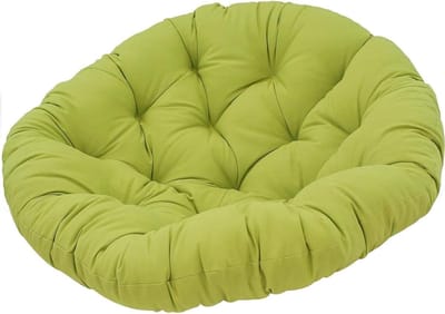 Tuinkussen Rond - Zitkussen Vervanging - Buiten Ontspannen - Waterdicht Polyester - 40 x 40 cm - Groen