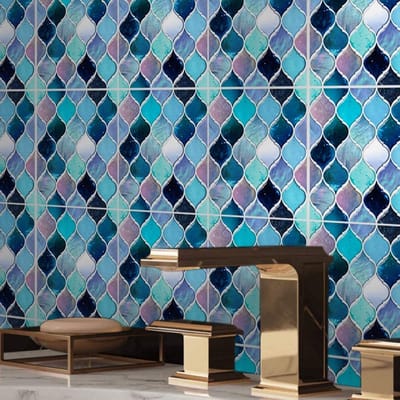 JHUBERS- Tegels - Tegelstickers voor Vloer/Wand - 10 Stuks - 15 cm x 15 cm - Mosaïek Ontwerp - Eenvoudig aan te brengen en te verwijderen - Wanddecoratie