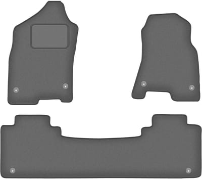 Wielganizator WLG-CARLUX-GRAFIET Serie - Autovloermatten - Graphite - Voor Dodge RAM 1500 Quad Cab