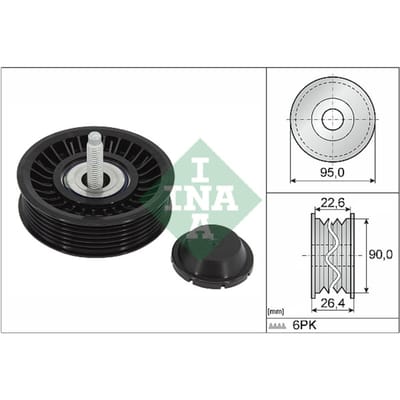 Schaeffler Ina Rondsel/geleiderpoelie, V-riem INA 532 0891 10