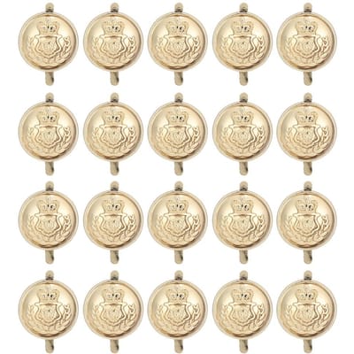20 Stuks Hardware Sluitgesp Diecasting Tas Bagage Handtas Accessoires Gouden Kroon white