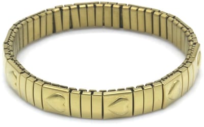 Armband - RVS - stretch - hartjes - dames - sieraden - subtiel - stijlvol - cadeau – valentijn – cadeau