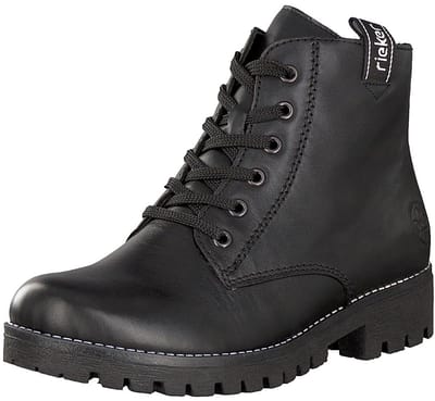 Rieker dames veterboot zwart