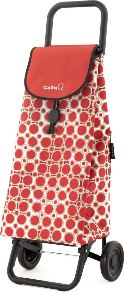 Garmol Boodschappentrolley G2 Circulos - 2 Wielen - Rojo
