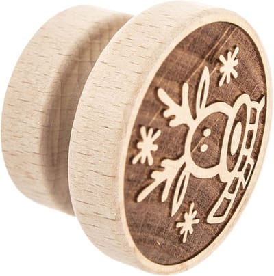 Koekjesstempel Houten 5,5 cm - Stempel - Vormen voor Cookie Koekjes - Bakken