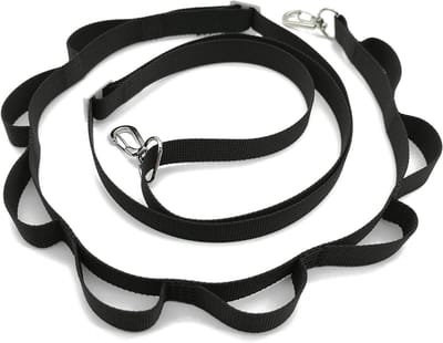 Draagbare Lanyards met Carabiners en Opbergriem voor Poppen - Lange Schouderband en Accessoires voor Buitengebruik (Zwart)