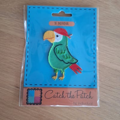 Papegaai piraat - Patch - Strijkembleem