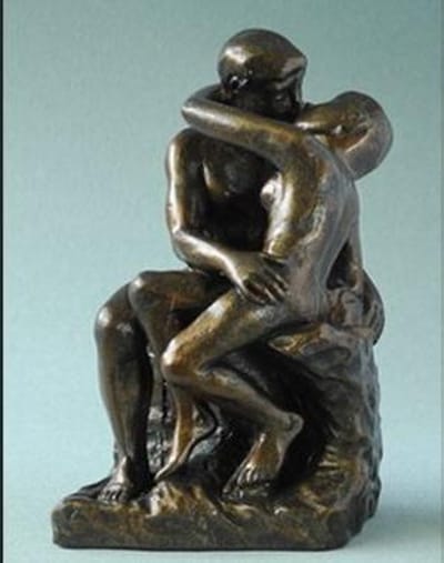 Parastone De Kus van Rodin Miniatuur (10 cm hoog )