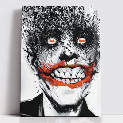 Decorsome x Batman Jock - The Joker Rectangular Canvas - 12x18 inch