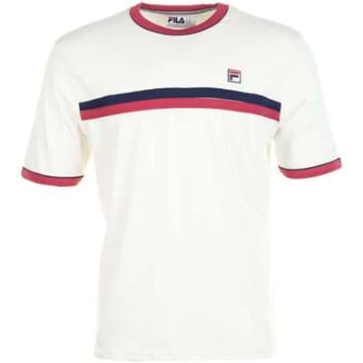 T-shirt Korte Mouw Fila Rosario T-Shirt Gardenia/Garnet/ Navy