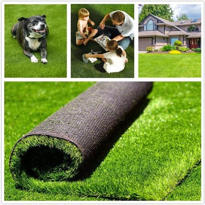 Kunstgras Tapijt - Synthetisch Gras - Binnen en Buiten - Realistisch Uiterlijk - 3.5 cm Poolhoogte - Groen