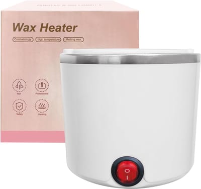Mini Wax Verwarmer - Ontharingsapparaat - Thuis Harsen - Inclusief Siliconen Kom - 200 ml - Wit