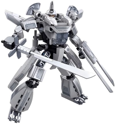 Sluban Exosuit Robot Helikopter bouwspeelgoed 2in1 actiefiguur – Constructiespeelgoed – bouwset met 218 bouwstenen – M38‑B1282 – vanaf 6 jaar