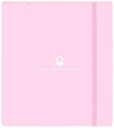 Safta A4 4 Rings With 100 Sheets Benetton Unique Ringband Roze Kinderen