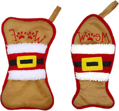 Feestelijke Kerstdecoratie Set van 2, Herbruikbare Bestekzakken van Non-Woven Stof, Perfect voor Kerstfeest, Cadeautassen en Kerstversiering