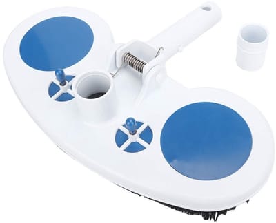 Allecto - Professionele zwembadreinigingsset - Vuilzuigkop accessoires - Lichtgewicht - Blauw - Voor zwembadreiniging - Inclusief verlengstang - G