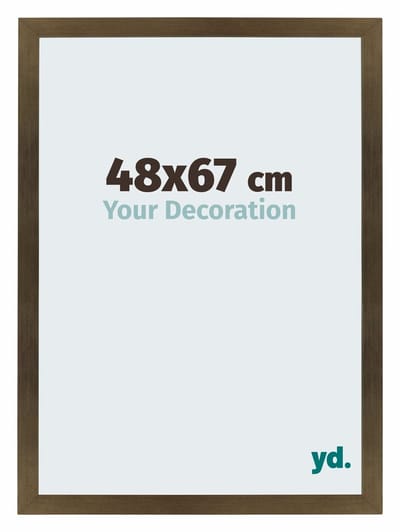 Your Decoration - Puzzellijst 48x67 cm - Brons Decor - Puzzellijst 500-1000 stukjes - MDF Fotolijst - Mura