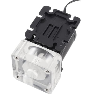 Pompe à eau CPU silencieuse Système de refroidissement à eau pour ordinateur Pompe Filetage G1 4 pour PC 500L H noir