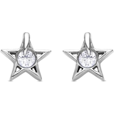 Luxenter Rhodium Plated Briljant Zirkonia Oorbellen - Faria