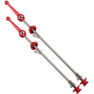 Snelspanner hendel Mountainbike Titanium as Titaniumlegering Opvouwbare Wielsetblauw