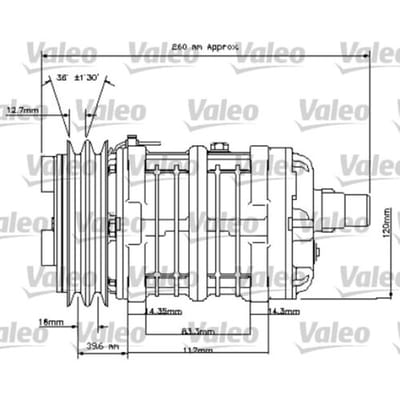 Airco-compressor VALEO 815841