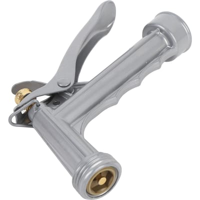 Buse d'arrosage réglable haute pression pour jardin, pulvérisateur pour arroser les plantes, laver la voiture, doucher les animaux domestiques, alliage de zinc, US gray