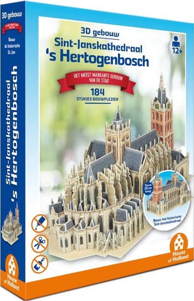 Sint-Janskathedraal Den Bosch - 3D Gebouw (184 stukjes) - Tucker's Fun Factory