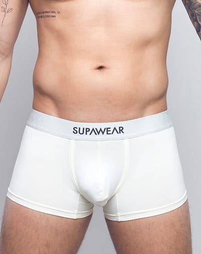 SUPAWEAR Neon Trunk Ivory - MAAT S - Heren Ondergoed - Boxershort voor Man - Mannen Boxershort